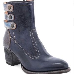 BEDSTU Dawn Ankle Boot in Navy and Gray